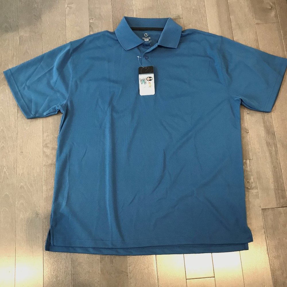 NWT Men’s Short Sleeve Wicking Polo